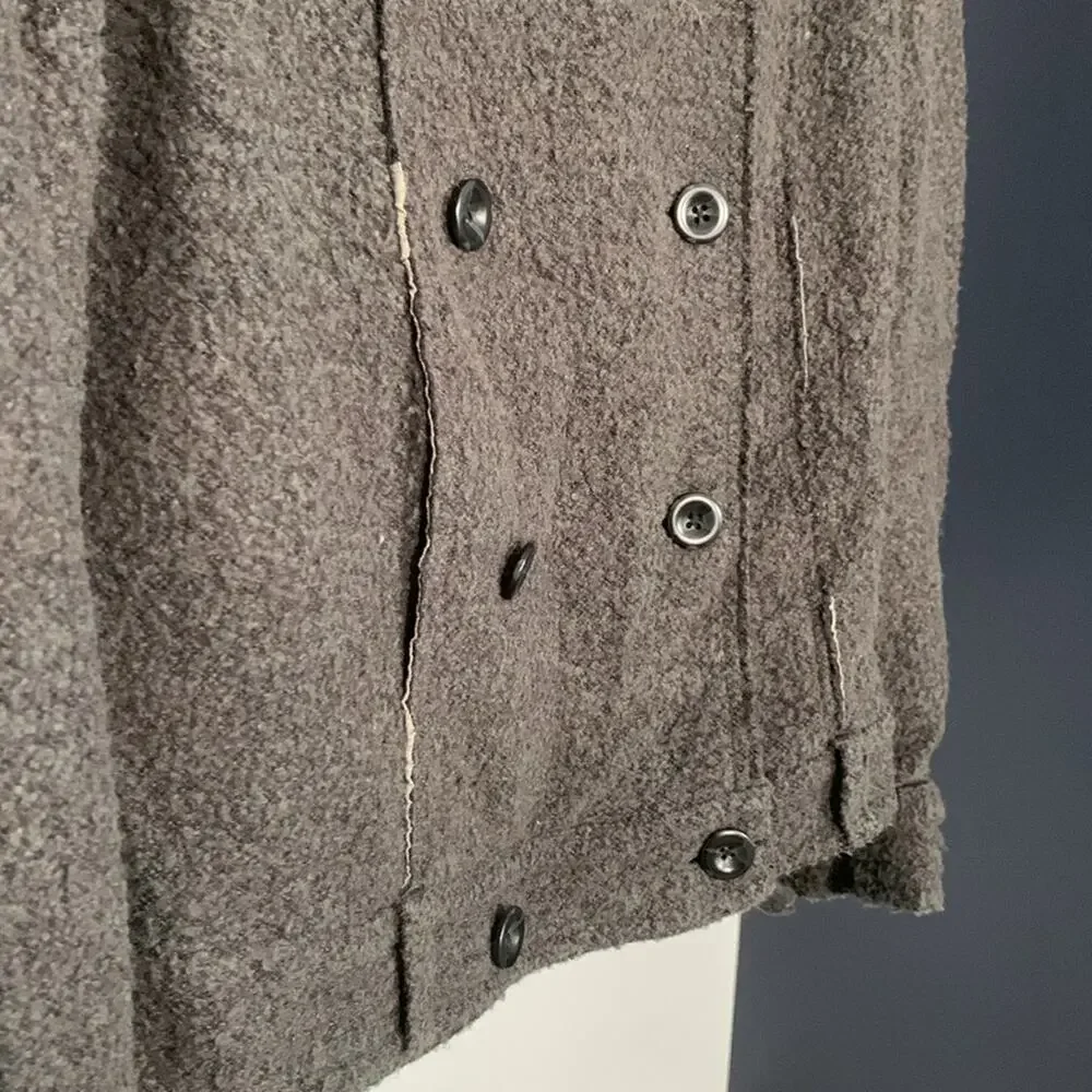 Free People We the Free Military Style Jacket Gray Size L - Picture 2 of 5